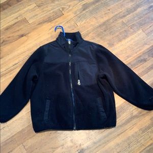 Black fleece jacket